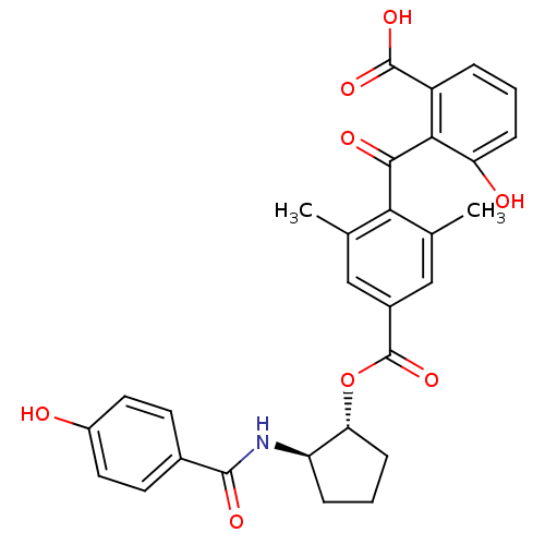 Chemical structure of BindingDB Monomer ID 3218