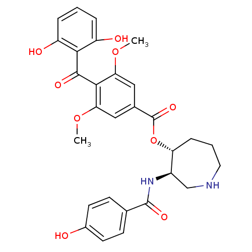 Chemical structure of BindingDB Monomer ID 3219