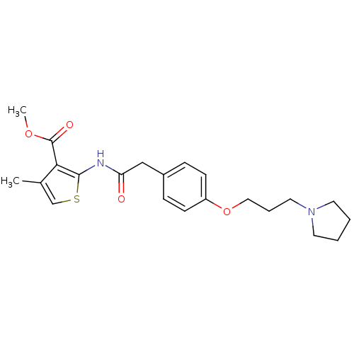 Chemical structure of BindingDB Monomer ID 50338277