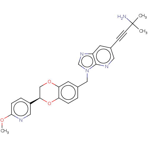 Chemical structure of BindingDB Monomer ID 542554