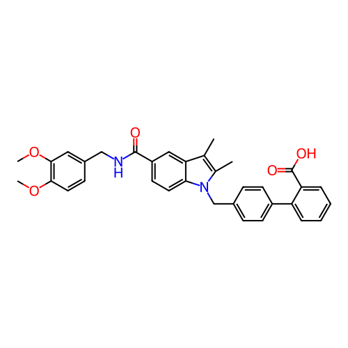 Chemical structure of BindingDB Monomer ID 147215