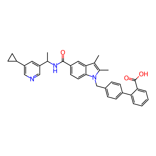 Chemical structure of BindingDB Monomer ID 147421