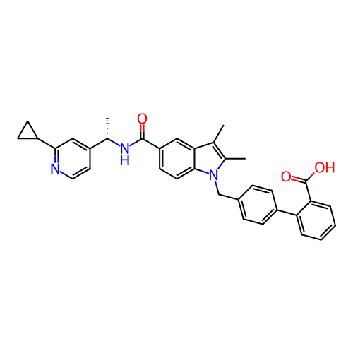 Chemical structure of BindingDB Monomer ID 147430