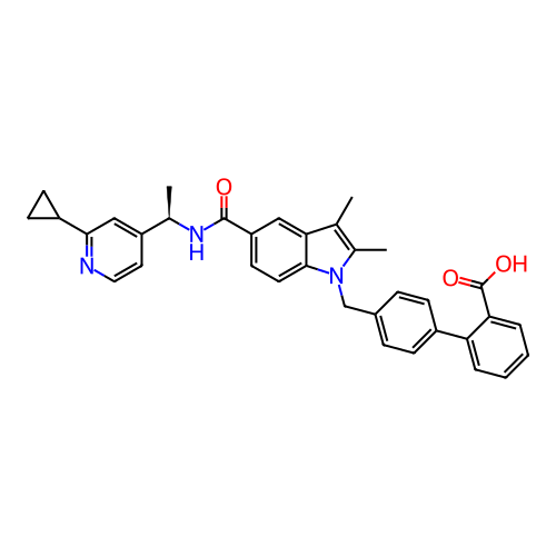 Chemical structure of BindingDB Monomer ID 147432