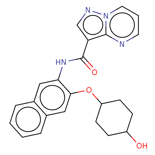 Chemical structure of BindingDB Monomer ID 206142