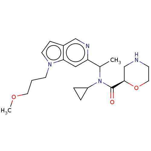 Chemical structure of BindingDB Monomer ID 212560