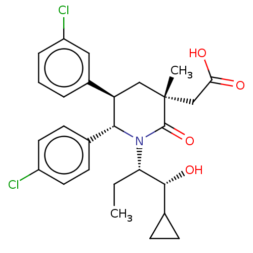 Chemical structure of BindingDB Monomer ID 215429
