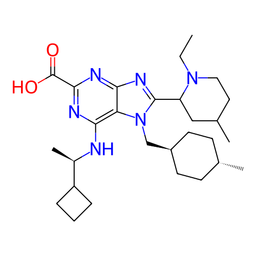 Chemical structure of BindingDB Monomer ID 222707