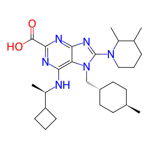 Chemical structure of BindingDB Monomer ID 222715