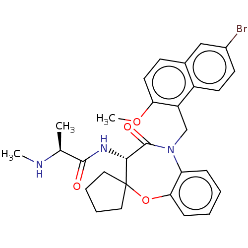 Chemical structure of BindingDB Monomer ID 237558