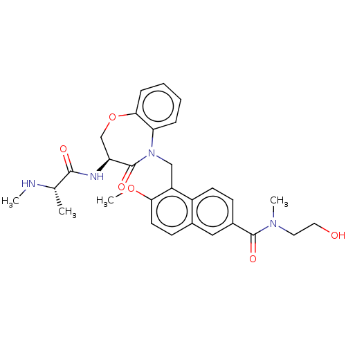 Chemical structure of BindingDB Monomer ID 237621