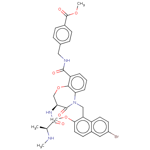 Chemical structure of BindingDB Monomer ID 237639