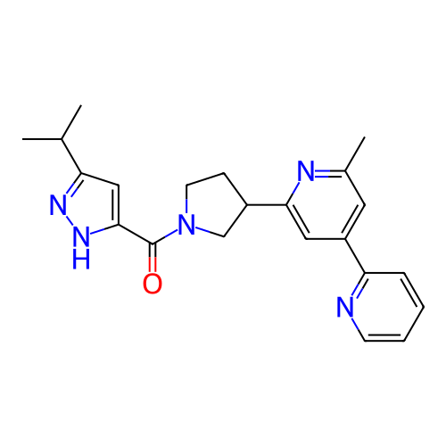 Chemical structure of BindingDB Monomer ID 281066