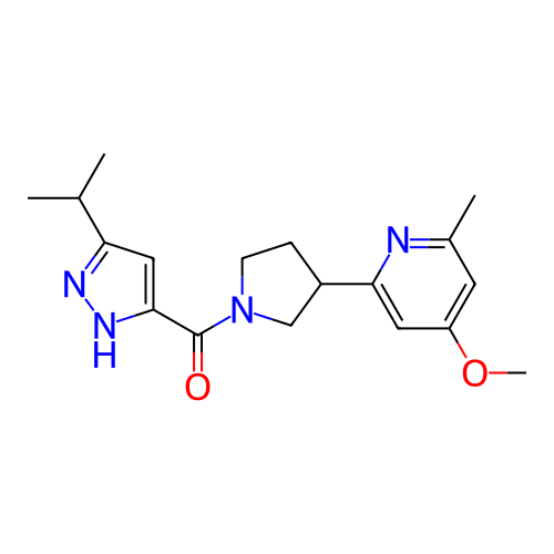 Chemical structure of BindingDB Monomer ID 281068
