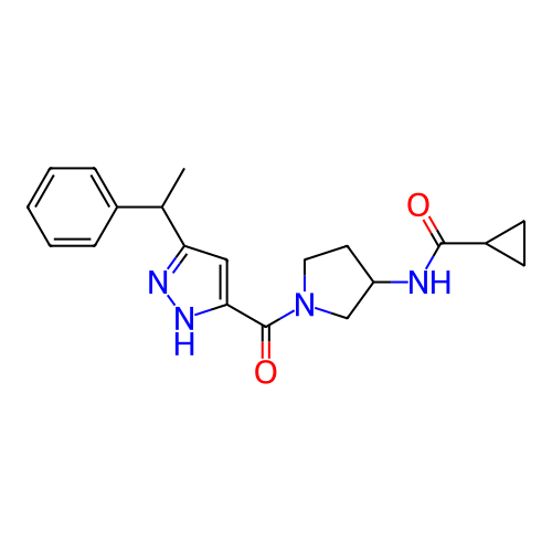Chemical structure of BindingDB Monomer ID 281081