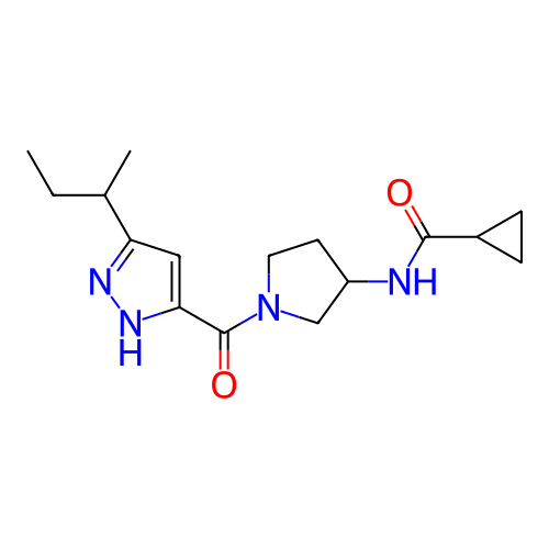 Chemical structure of BindingDB Monomer ID 281083