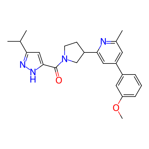 Chemical structure of BindingDB Monomer ID 281122