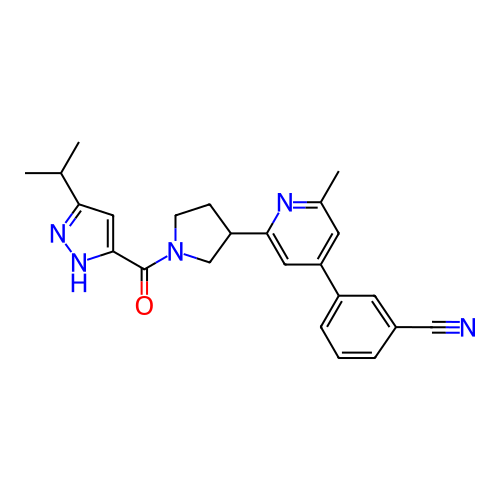 Chemical structure of BindingDB Monomer ID 281127