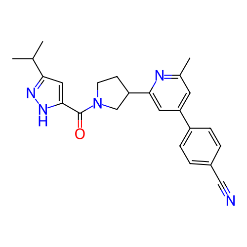 Chemical structure of BindingDB Monomer ID 281128