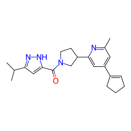 Chemical structure of BindingDB Monomer ID 281135
