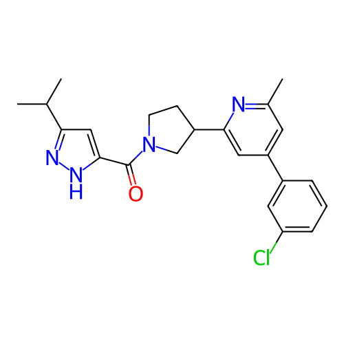 Chemical structure of BindingDB Monomer ID 281144