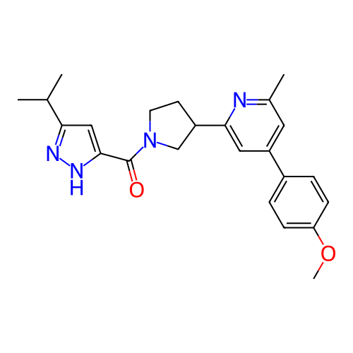 Chemical structure of BindingDB Monomer ID 281145