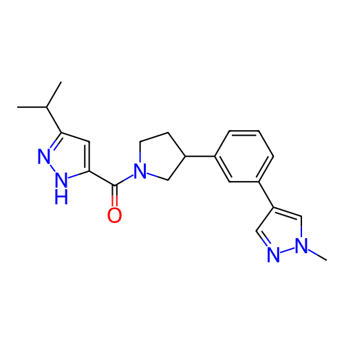 Chemical structure of BindingDB Monomer ID 281161