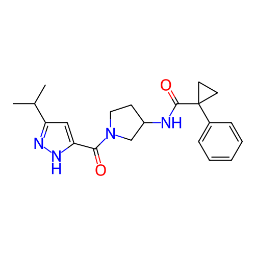 Chemical structure of BindingDB Monomer ID 281198