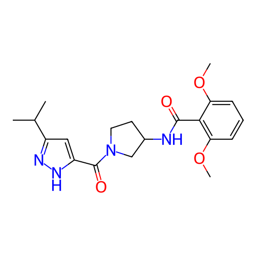Chemical structure of BindingDB Monomer ID 281199