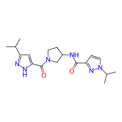 Chemical structure of BindingDB Monomer ID 281222