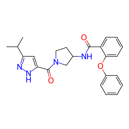 Chemical structure of BindingDB Monomer ID 281224