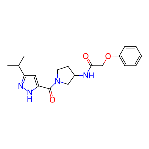 Chemical structure of BindingDB Monomer ID 281229