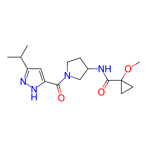 Chemical structure of BindingDB Monomer ID 281234