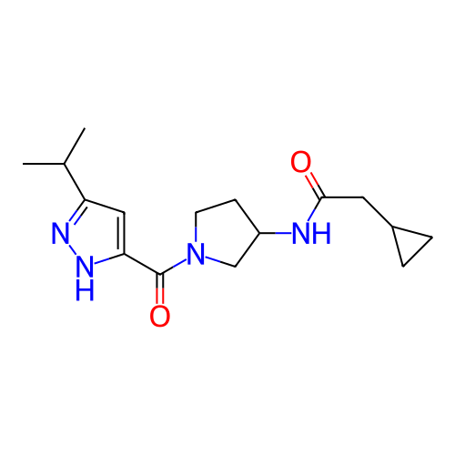 Chemical structure of BindingDB Monomer ID 281235