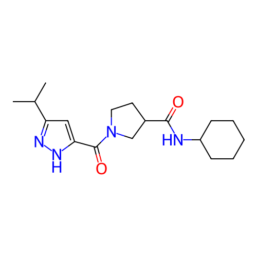 Chemical structure of BindingDB Monomer ID 281246