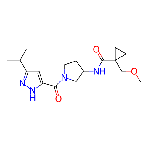 Chemical structure of BindingDB Monomer ID 281252