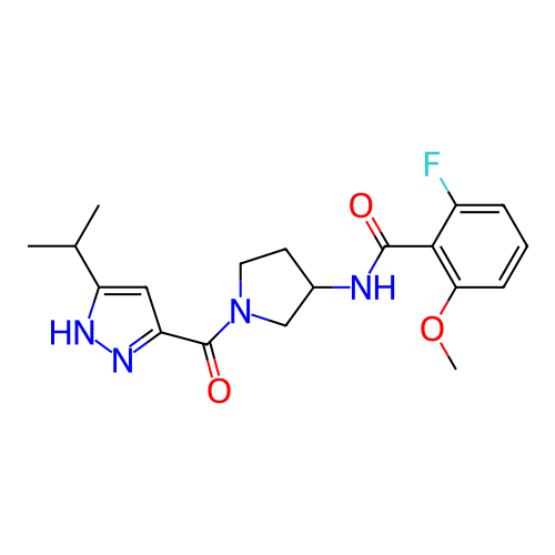 Chemical structure of BindingDB Monomer ID 281258