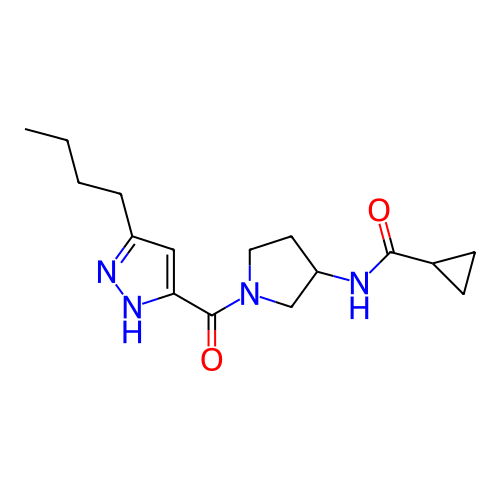 Chemical structure of BindingDB Monomer ID 281273