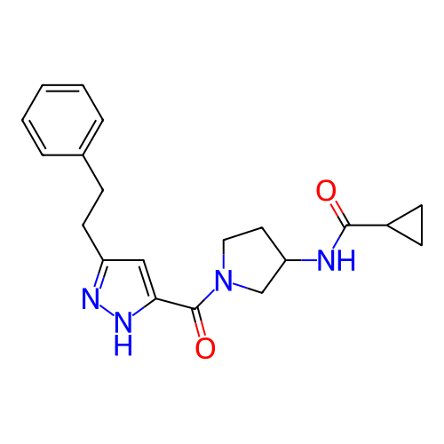 Chemical structure of BindingDB Monomer ID 281274