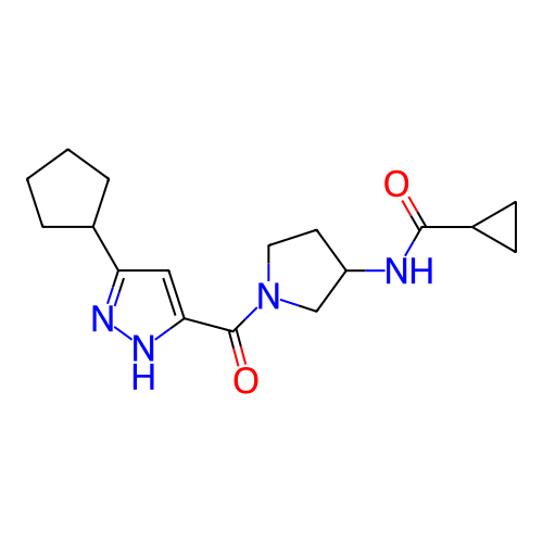 Chemical structure of BindingDB Monomer ID 281275