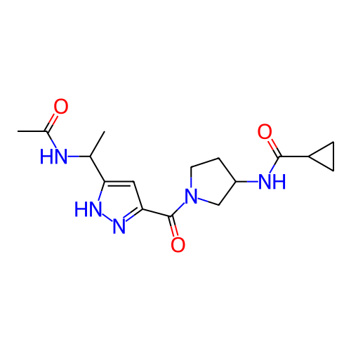 Chemical structure of BindingDB Monomer ID 281276