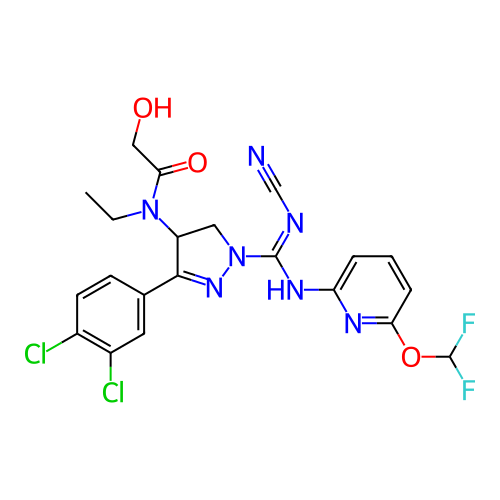 Chemical structure of BindingDB Monomer ID 283175