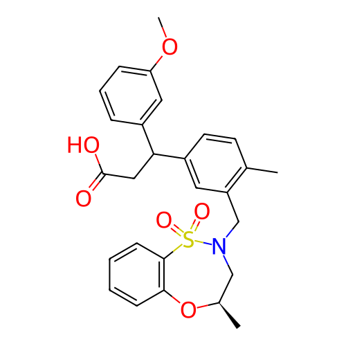 Chemical structure of BindingDB Monomer ID 304780
