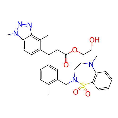 Chemical structure of BindingDB Monomer ID 304795