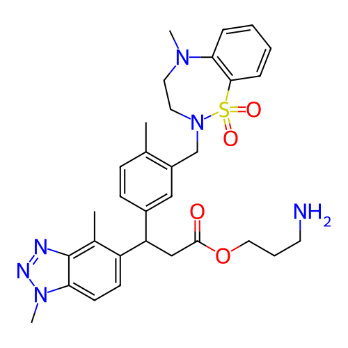 Chemical structure of BindingDB Monomer ID 304801