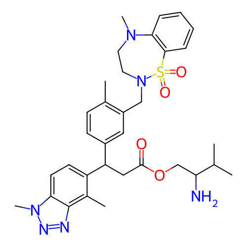 Chemical structure of BindingDB Monomer ID 304802