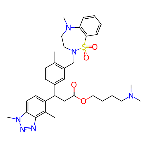 Chemical structure of BindingDB Monomer ID 304805
