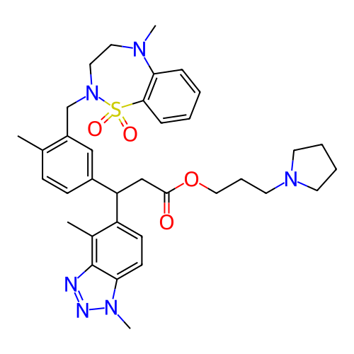 Chemical structure of BindingDB Monomer ID 304807