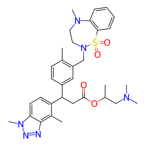 Chemical structure of BindingDB Monomer ID 304808