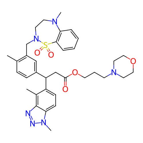 Chemical structure of BindingDB Monomer ID 304809